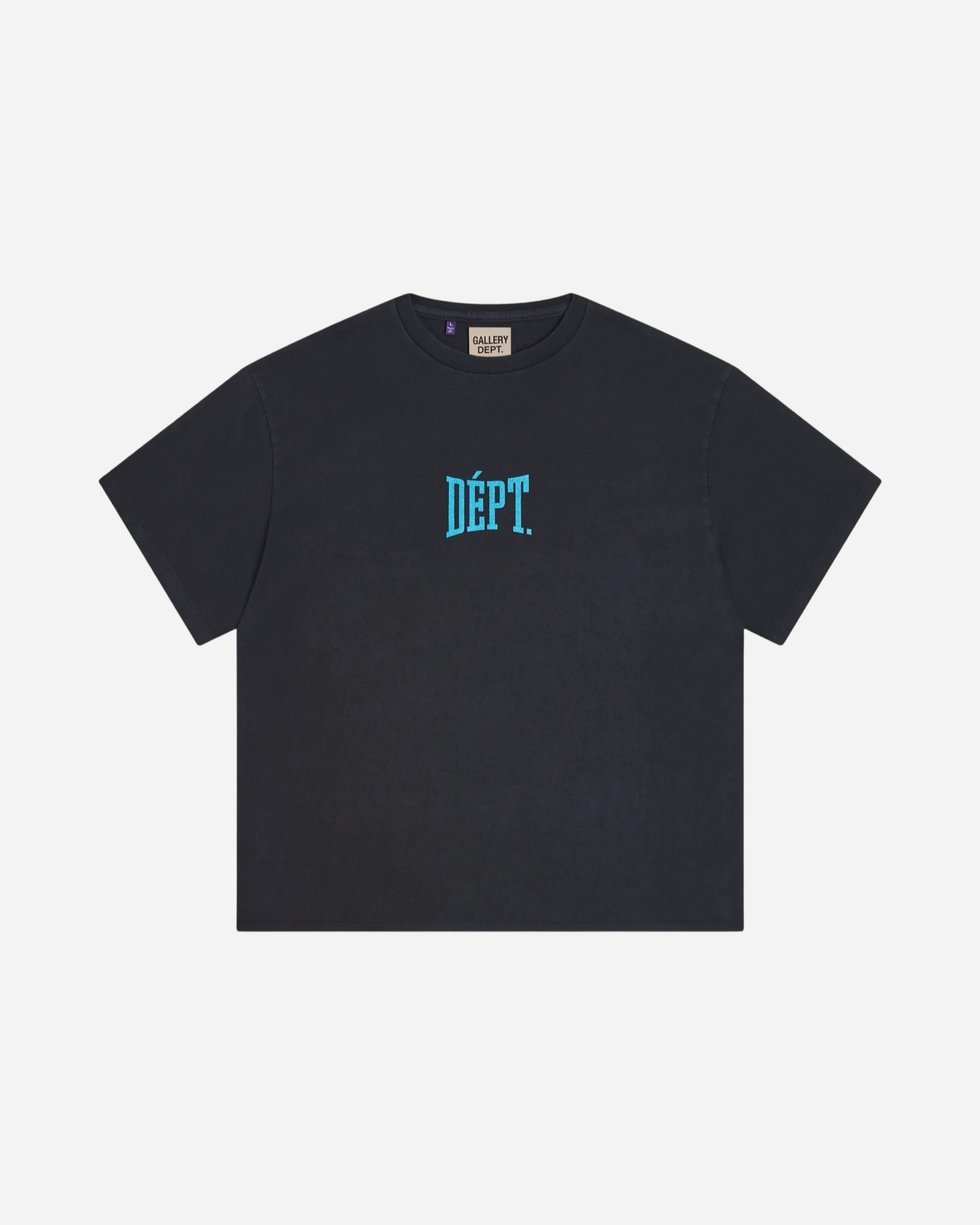 Gallery Dept. Dept Gym Logo Tee 'Vintage Black/Blue'