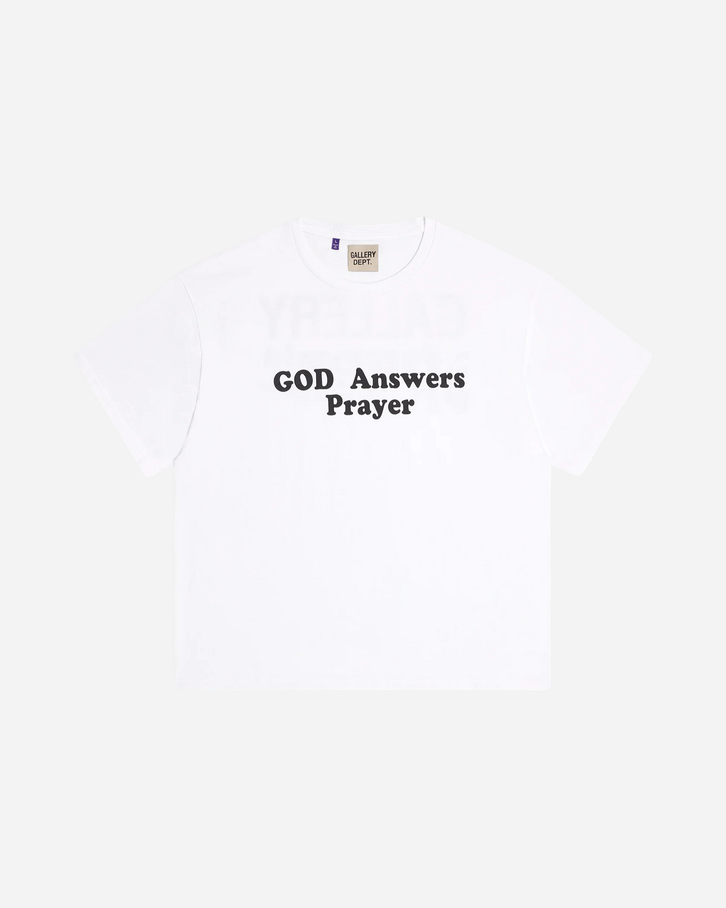 Gallery Dept. God Answers Prayer Tee 'White'