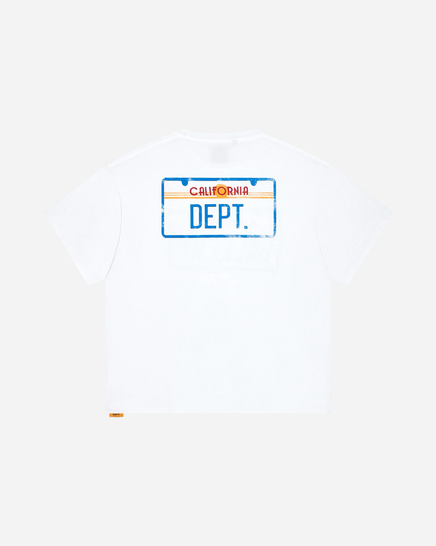 Gallery Dept. License Plate Tee 'White'