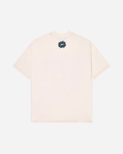 Broken Planet Market T-Shirt 'Stargazing' - Vanilla White