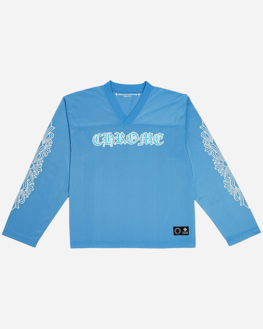 Chrome Hearts Sports Mesh Warm Up Jersey 'Blue'