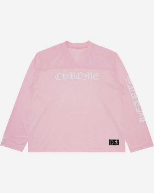 Chrome Hearts Sports Mesh Warm Up Jersey 'Pink'