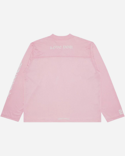 Chrome Hearts Sports Mesh Warm Up Jersey 'Pink'