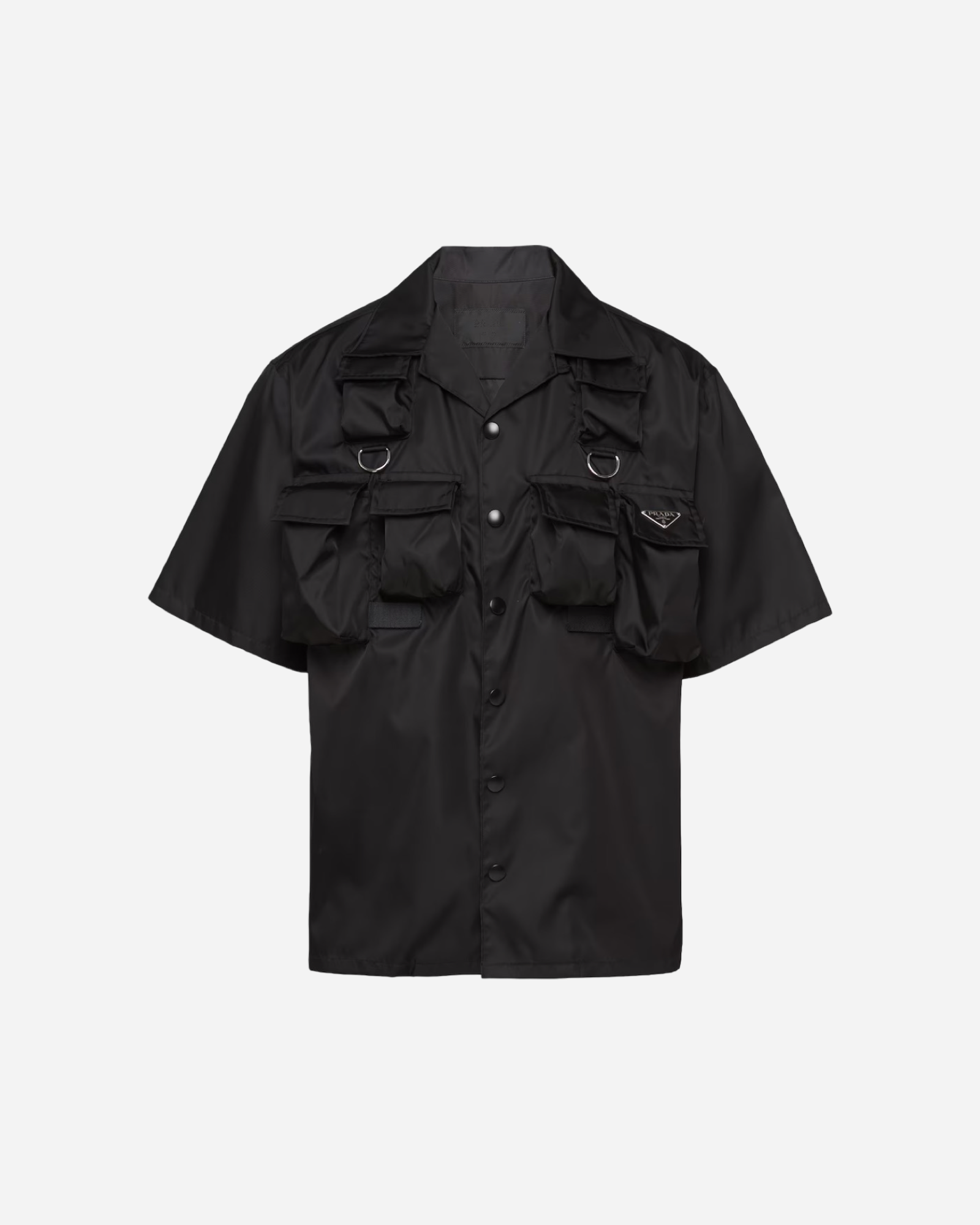 Prada Short-sleeved Re Nylon Shirt 'Black'