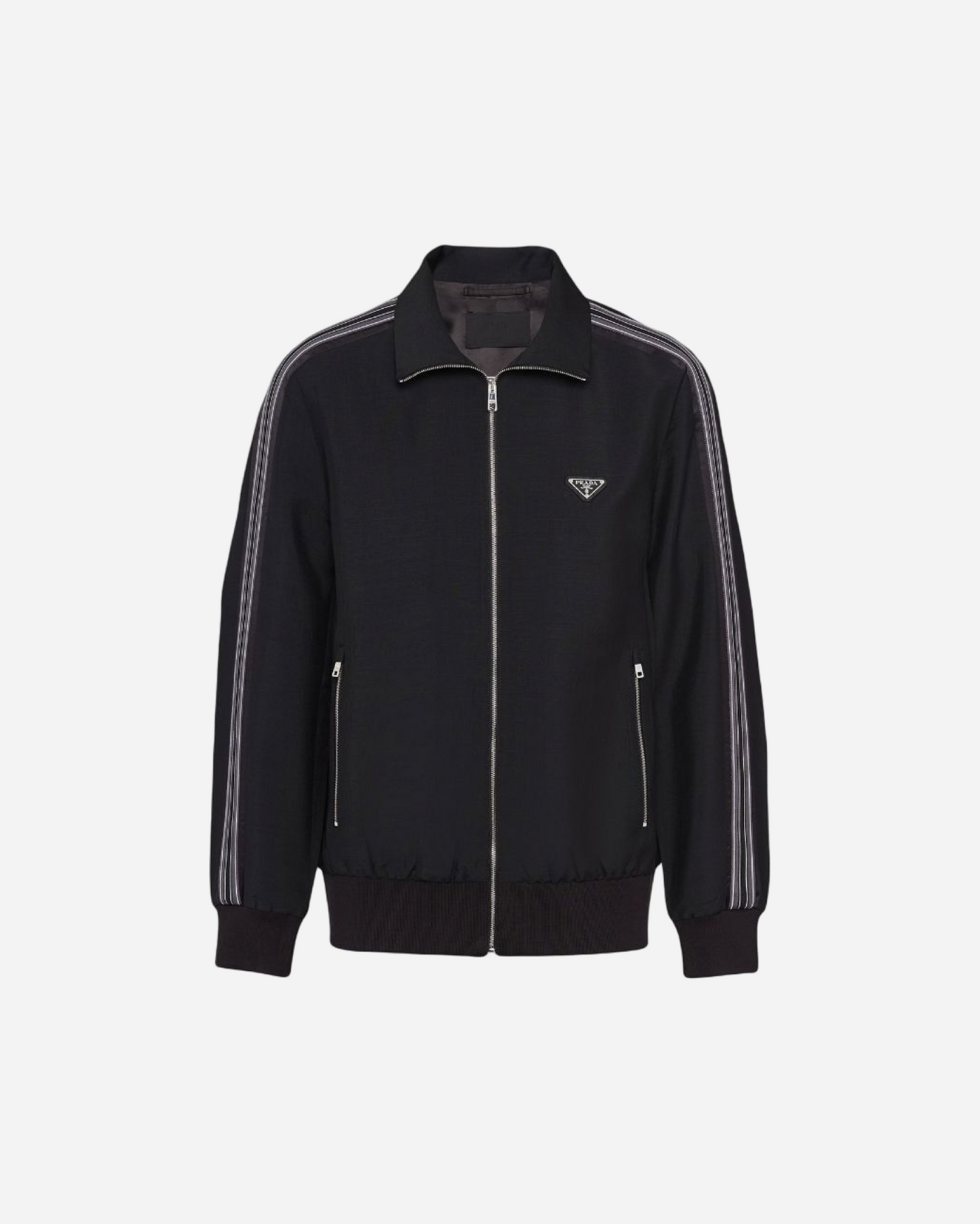 Prada Triangle Logo Blouson Jacket