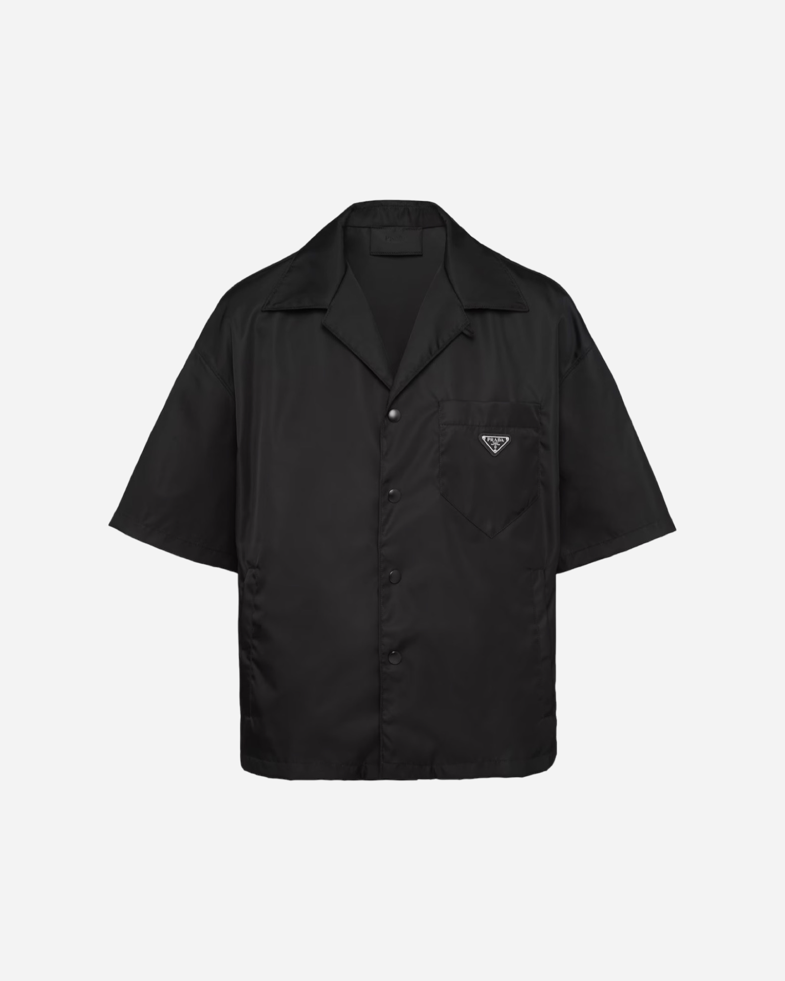 Prada Re-Nylon Short Sleeved Shirt Black