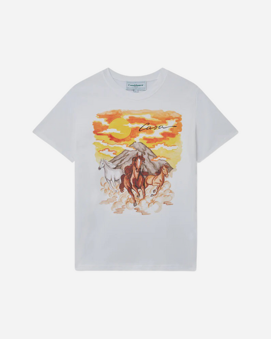 Casablanca Chevaux Sauvages T-Shirt