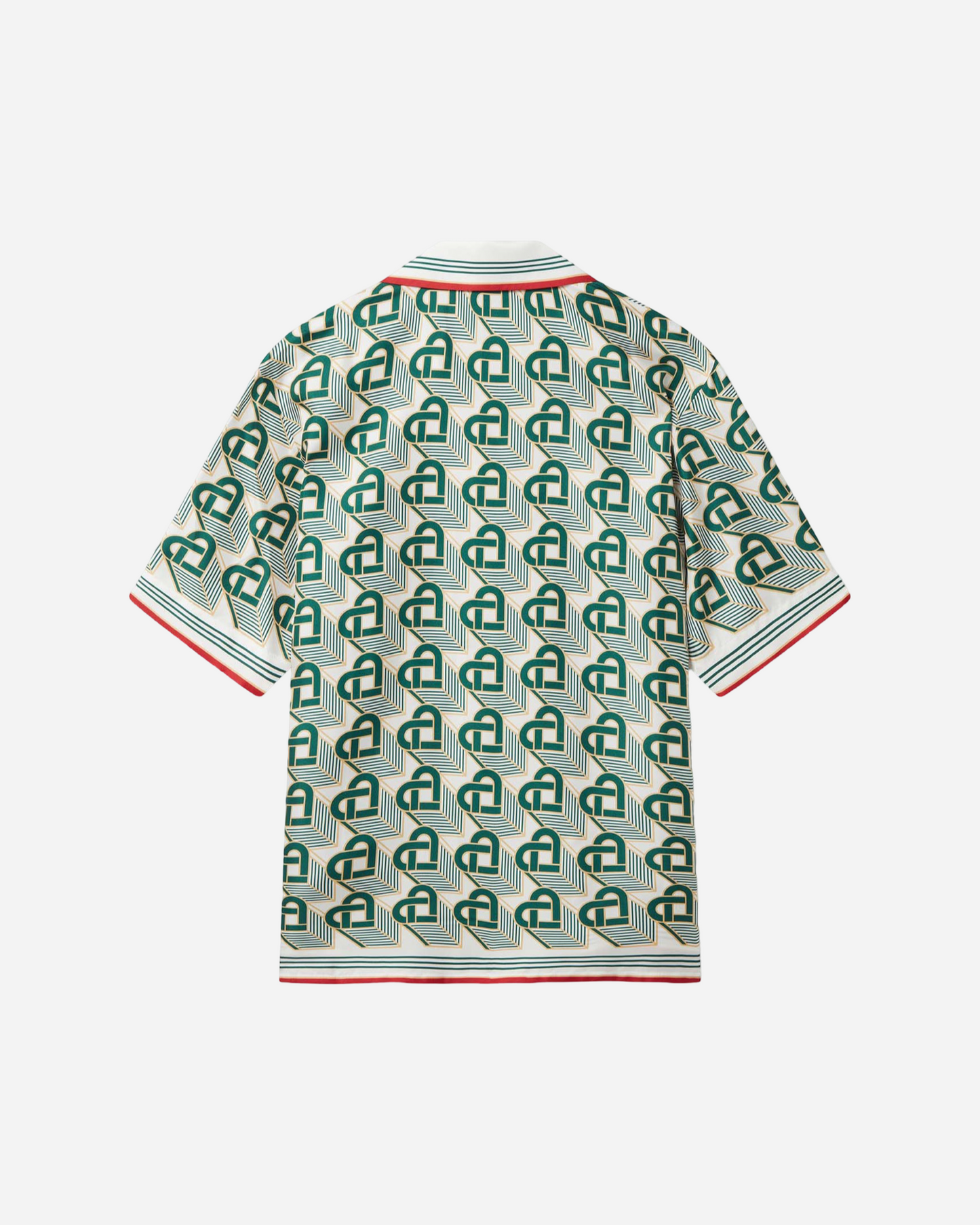 Casablanca Heart Monogram Silk Shirt