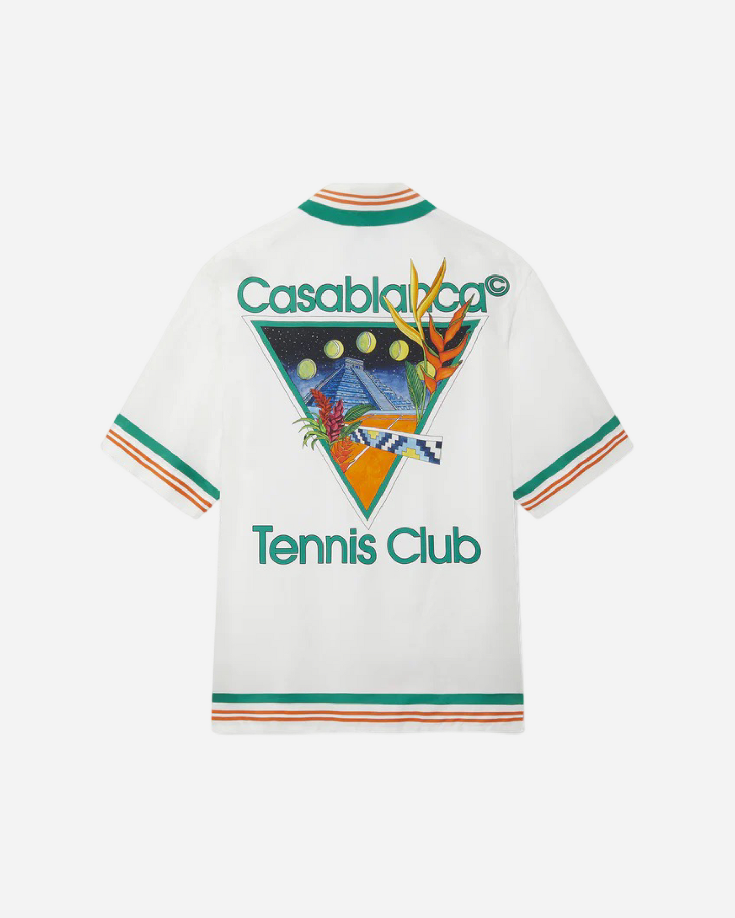 Casablanca Tennis Club Icon Silk Shirt