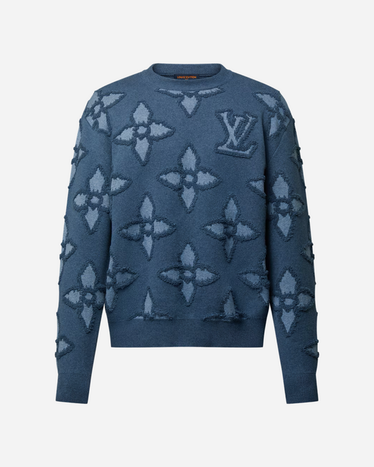 Louis Vuitton Textured Cotton Crewneck