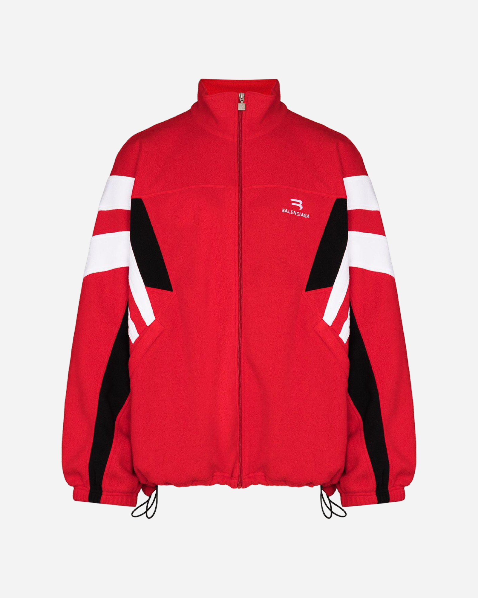 Balenciaga Sporty B Oversized Track Jacket 'Red'