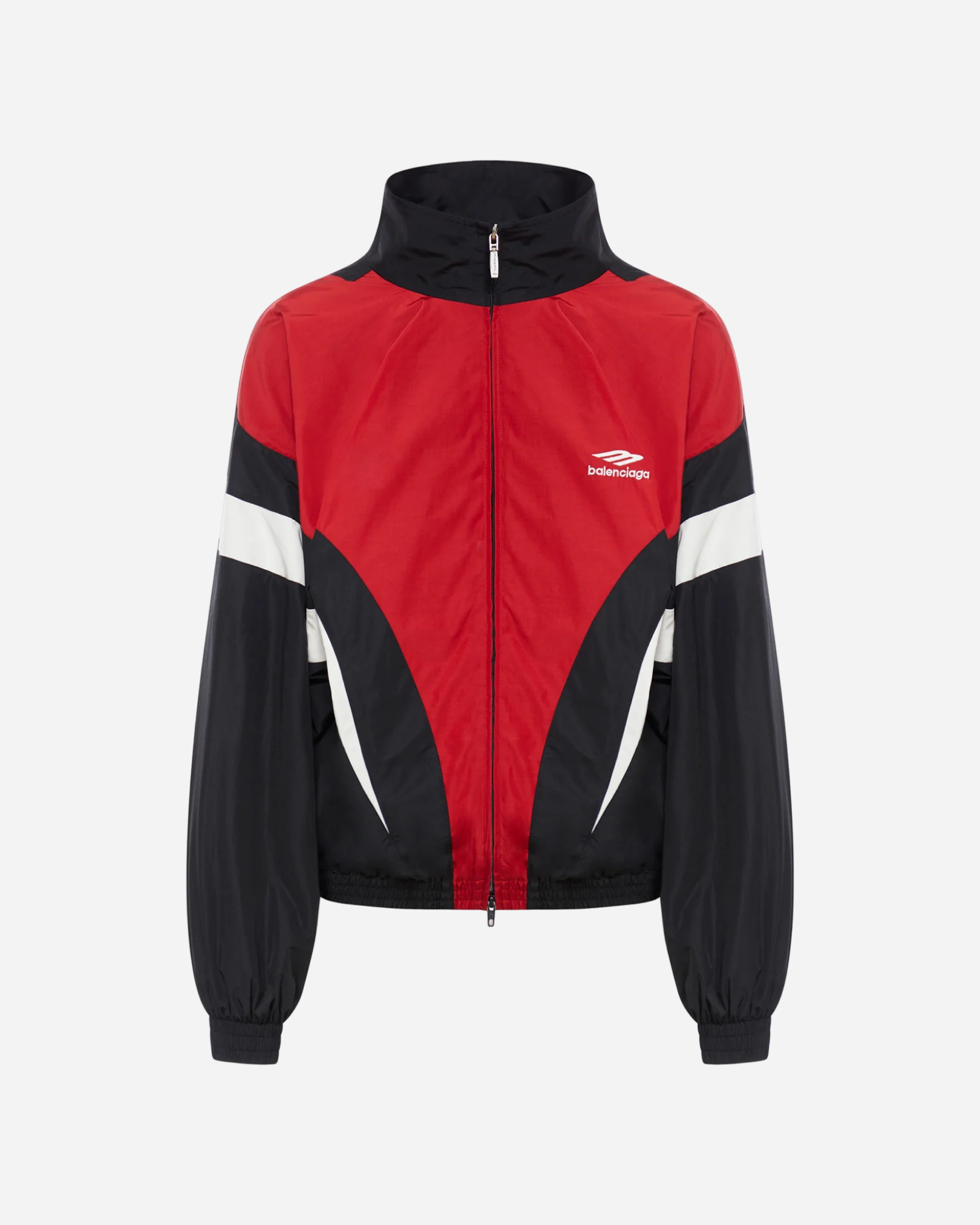 Balenciaga 3B Sports Icon Track Jacket 'Red Black'