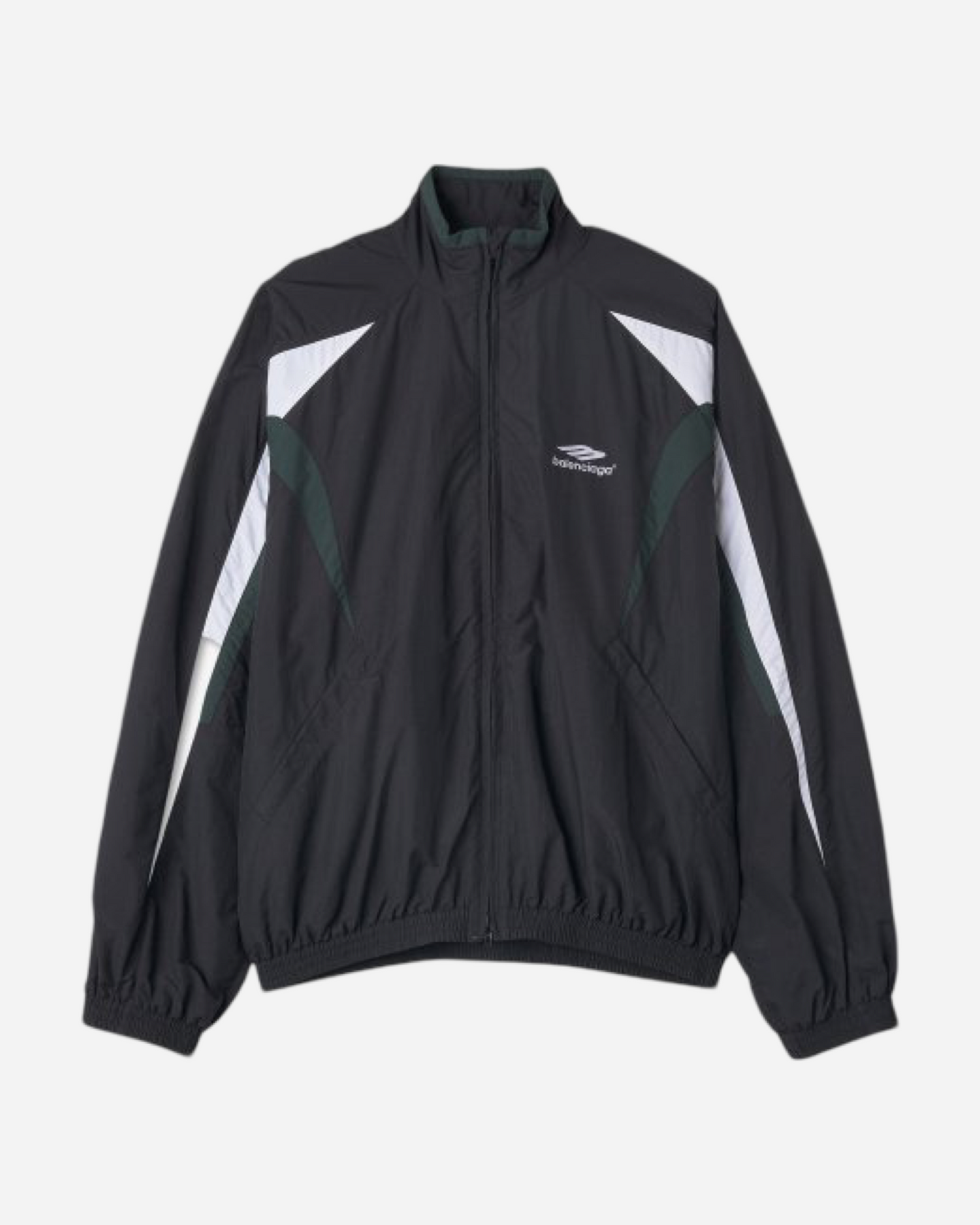 Balenciaga 3B Sports Icon Track Jacket 'Green Black'