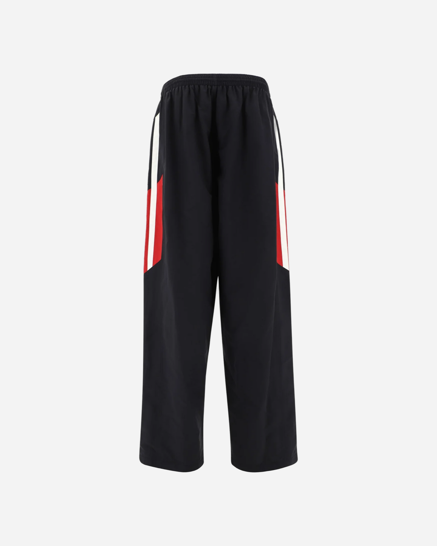 Balenciaga Sporty B Embroidered Track Pants 'Black Red'