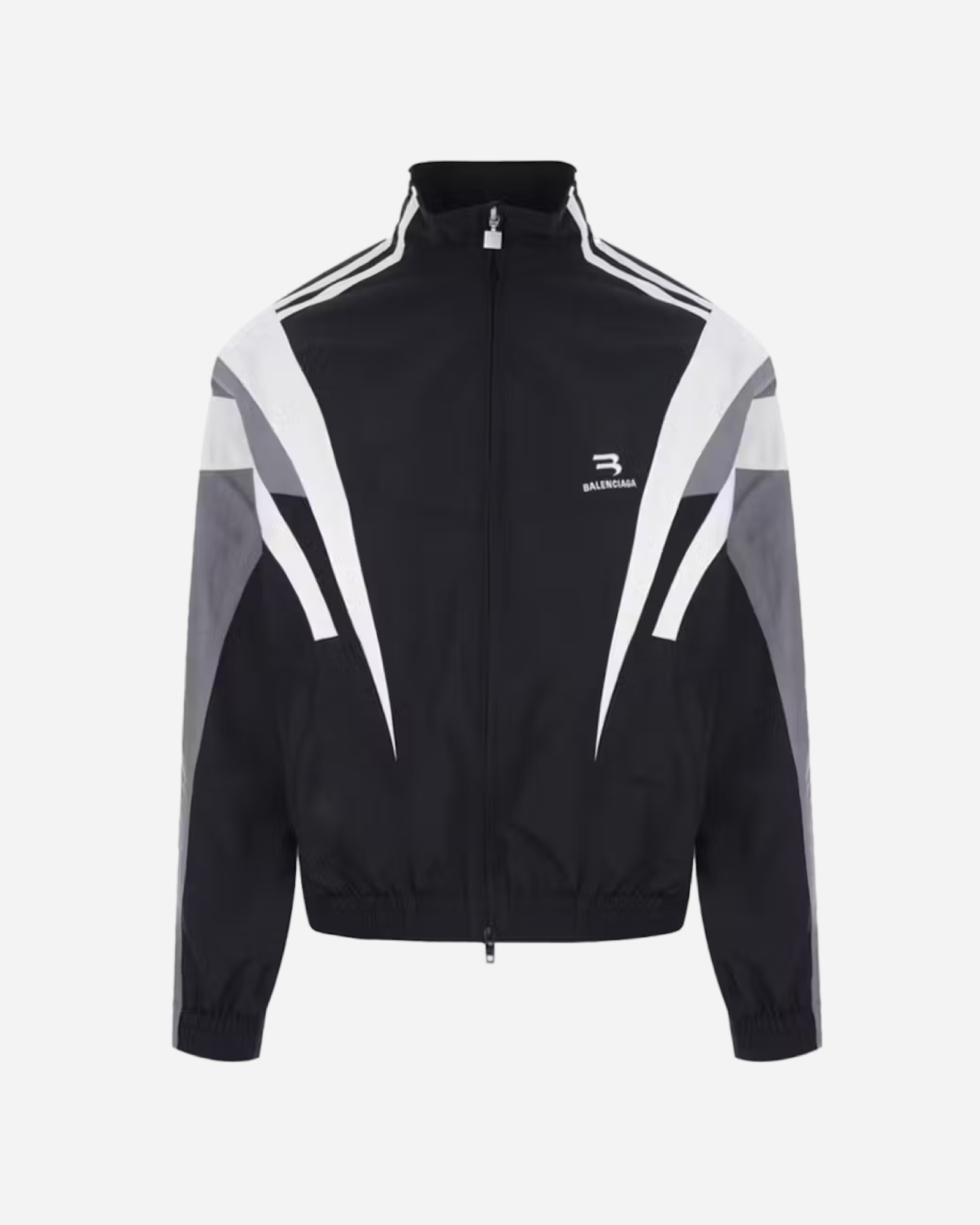 Balenciaga Sporty B Tracksuit Jacket 'Black/Grey'