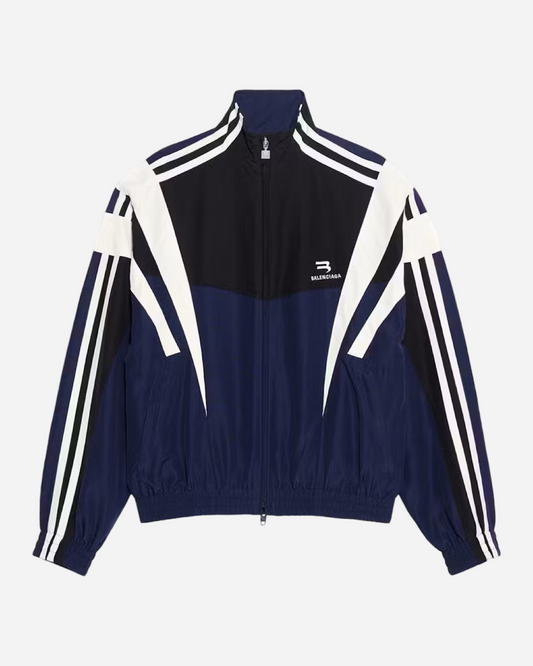 Balenciaga Sporty B Tracksuit Jacket 'Indigo/Black/White'