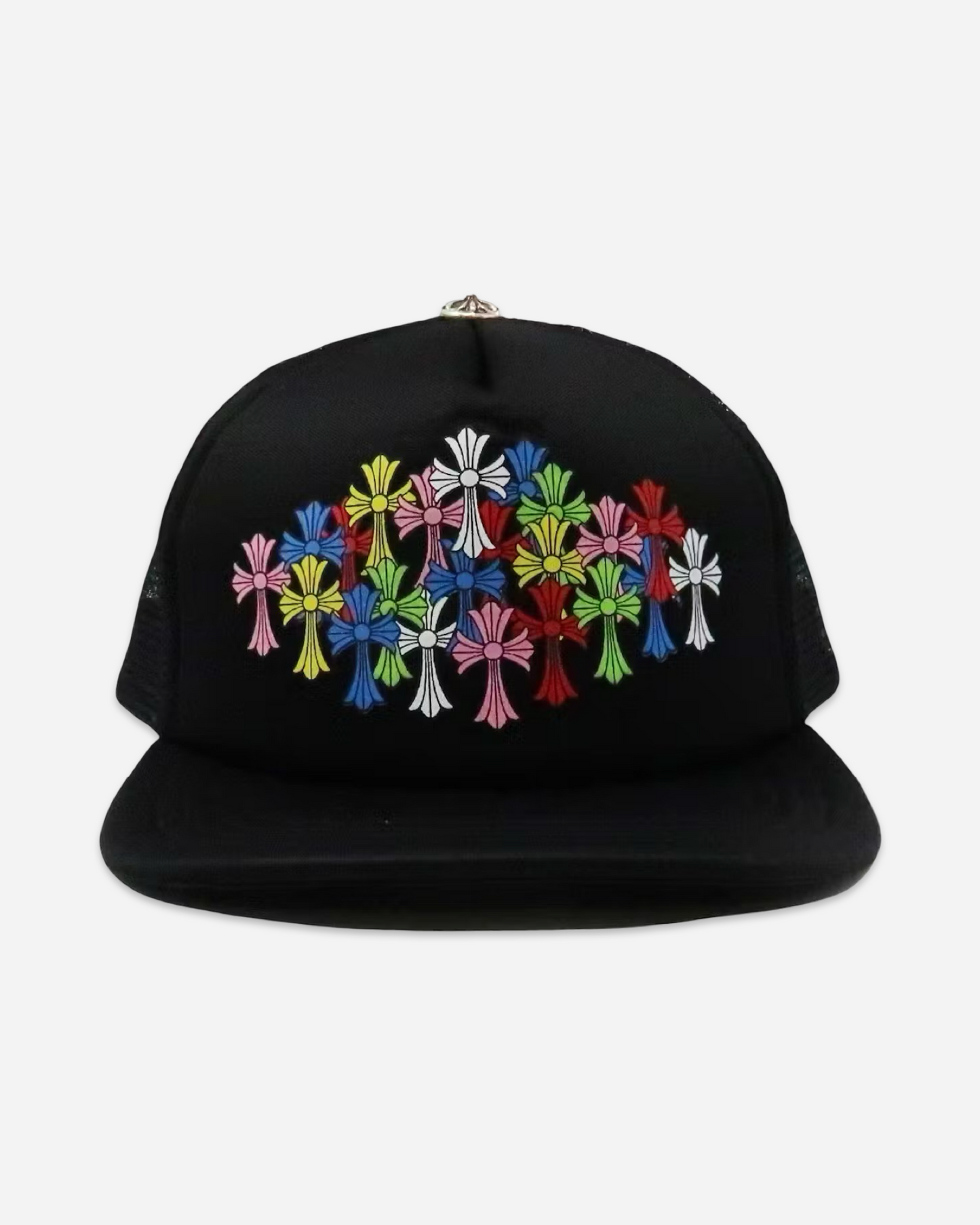 Chrome Hearts Multi Color Crosses Trucker Hat 'Black'