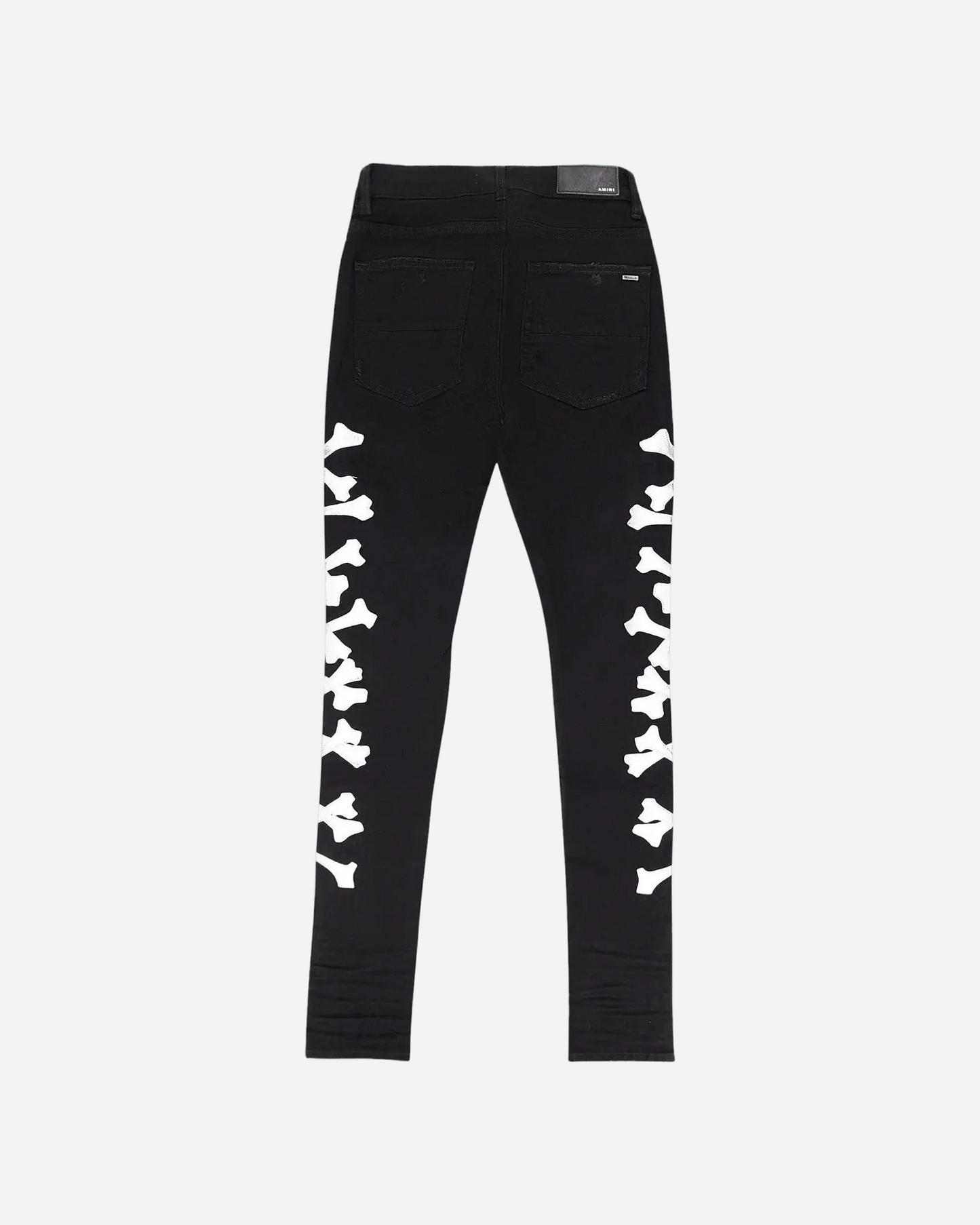 Amiri Bones Skinny Jeans 'Black/Silver'