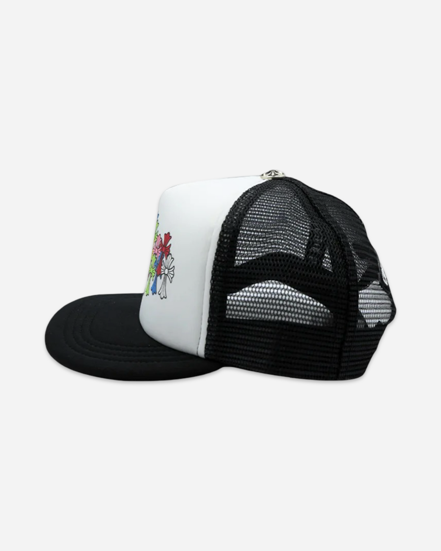 Chrome Hearts Multi Color Crosses Trucker Hat 'White'