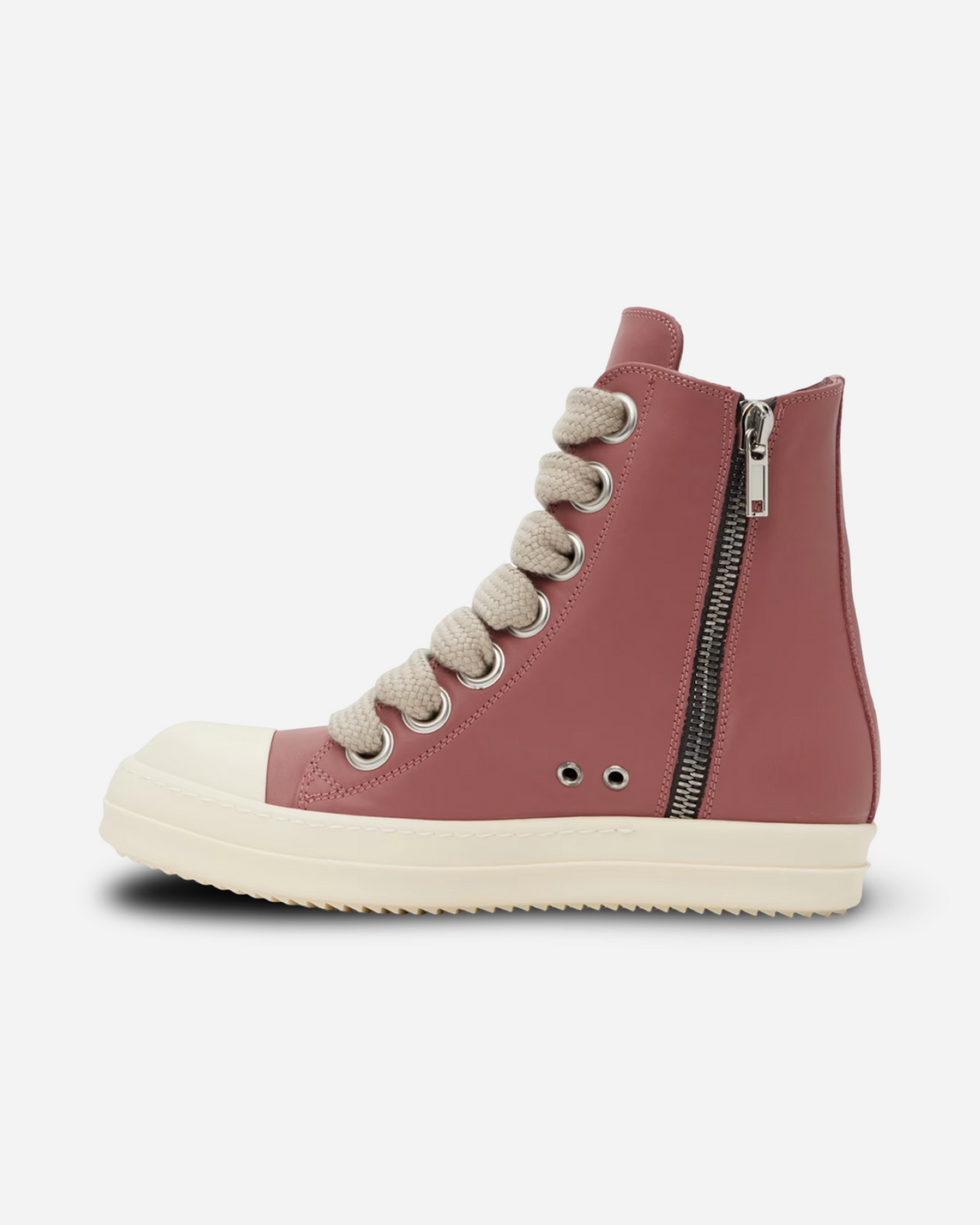 Rick Owens Porterville JumboLaced High Top Leather Sneakers 'Pink'