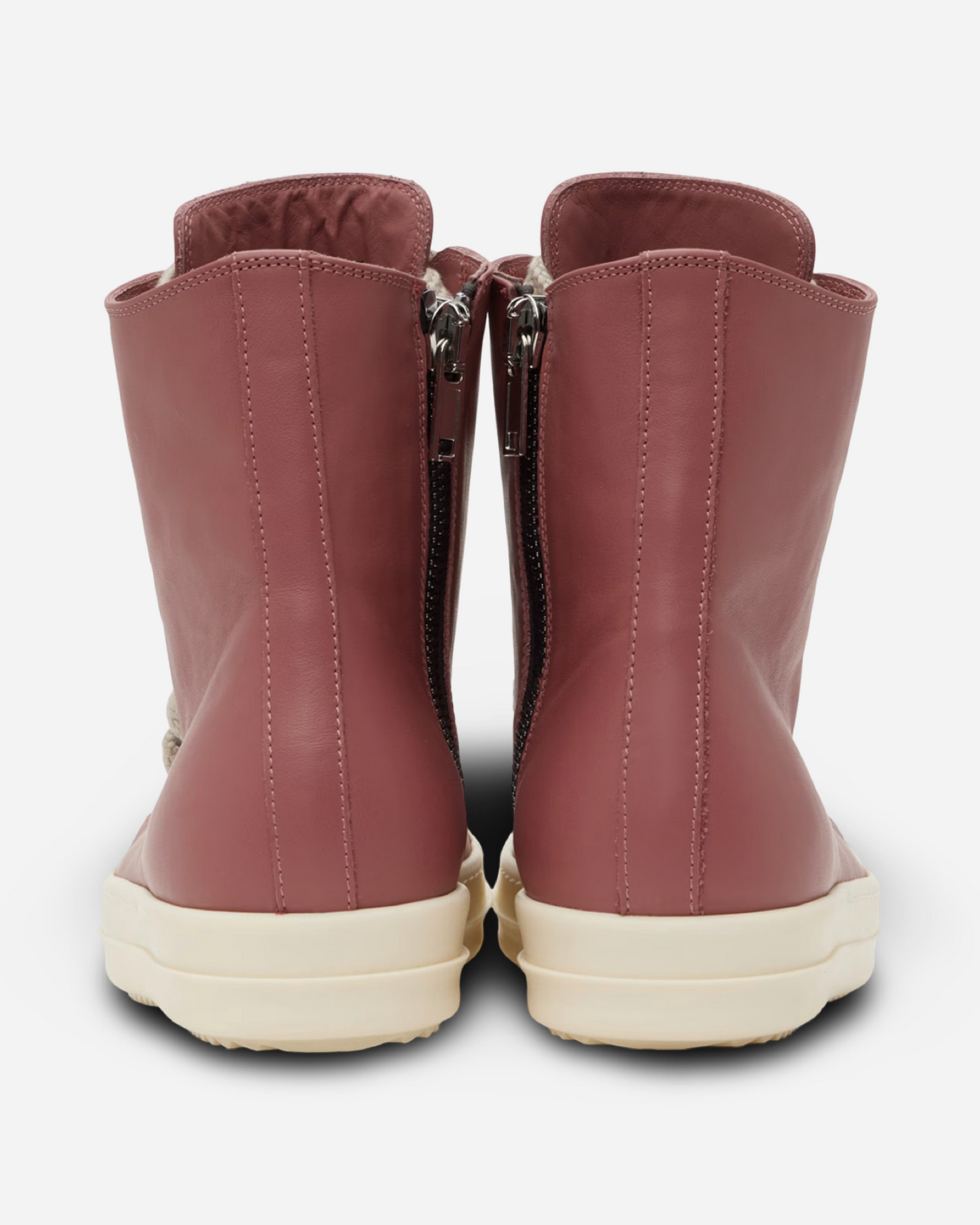 Rick Owens Porterville JumboLaced High Top Leather Sneakers 'Pink'