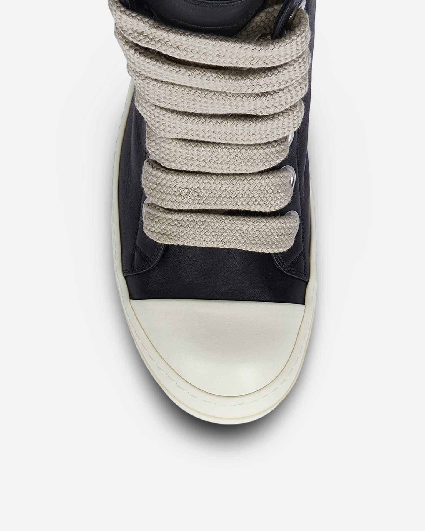 Rick Owens Porterville JumboLaced High Top Leather Sneakers 'Black'