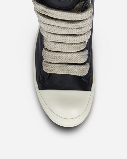 Rick Owens Porterville JumboLaced High Top Leather Sneakers 'Black'
