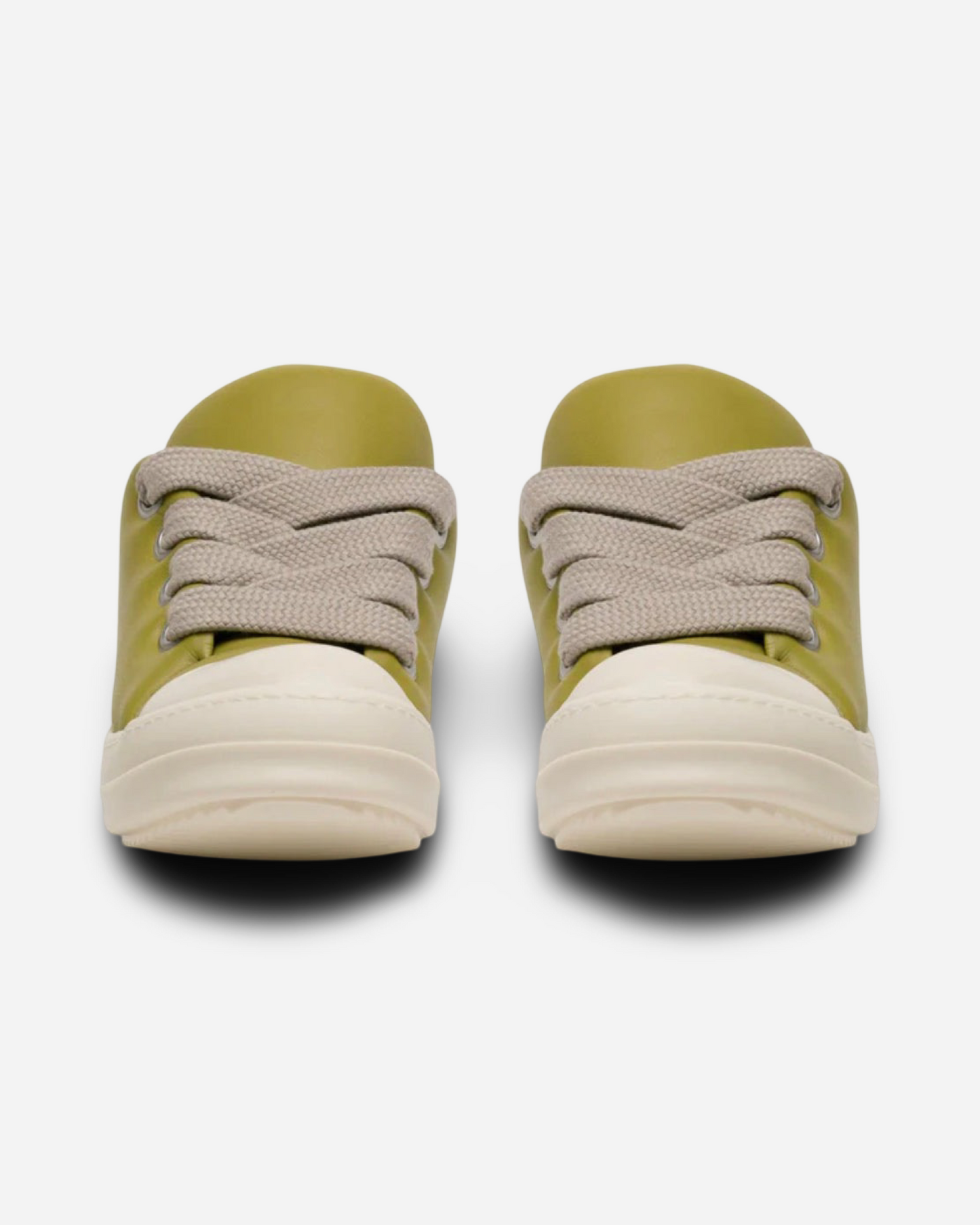 Rick Owens JumboLaced Padded Ramones Low Top Leather Sneakers 'Acid'