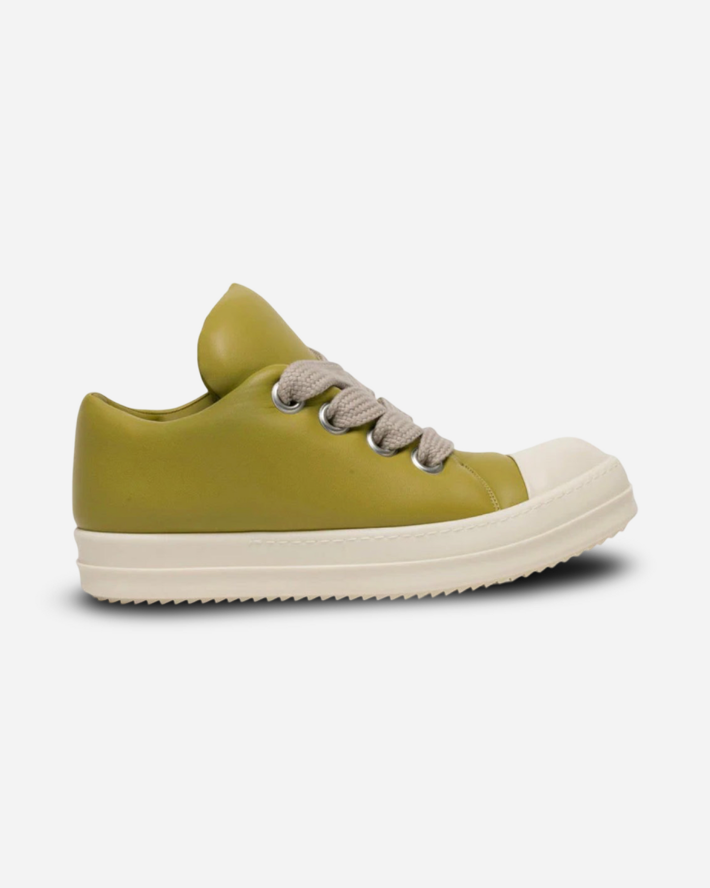 Rick Owens JumboLaced Padded Ramones Low Top Leather Sneakers 'Acid'