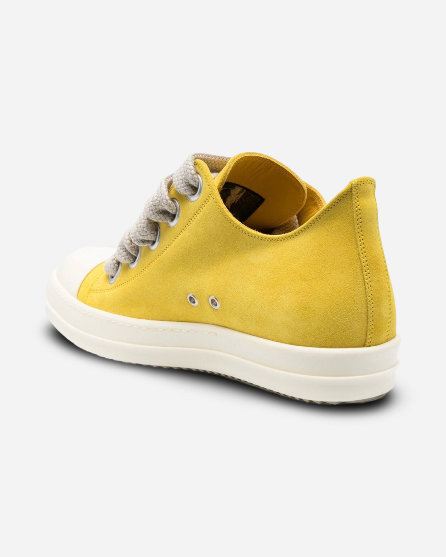 Rick Owens JumboLaced Low Top Canvas Sneakers 'Yellow'