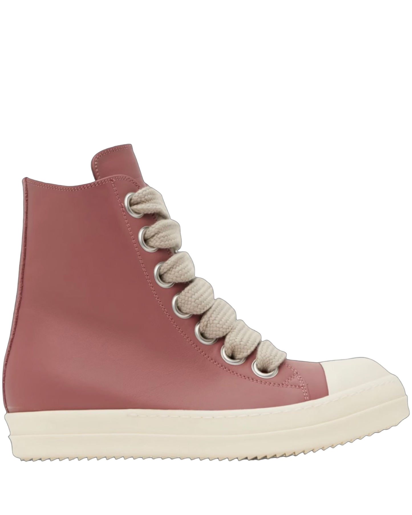 Rick Owens Porterville JumboLaced High Top Leather Sneakers 'Pink'