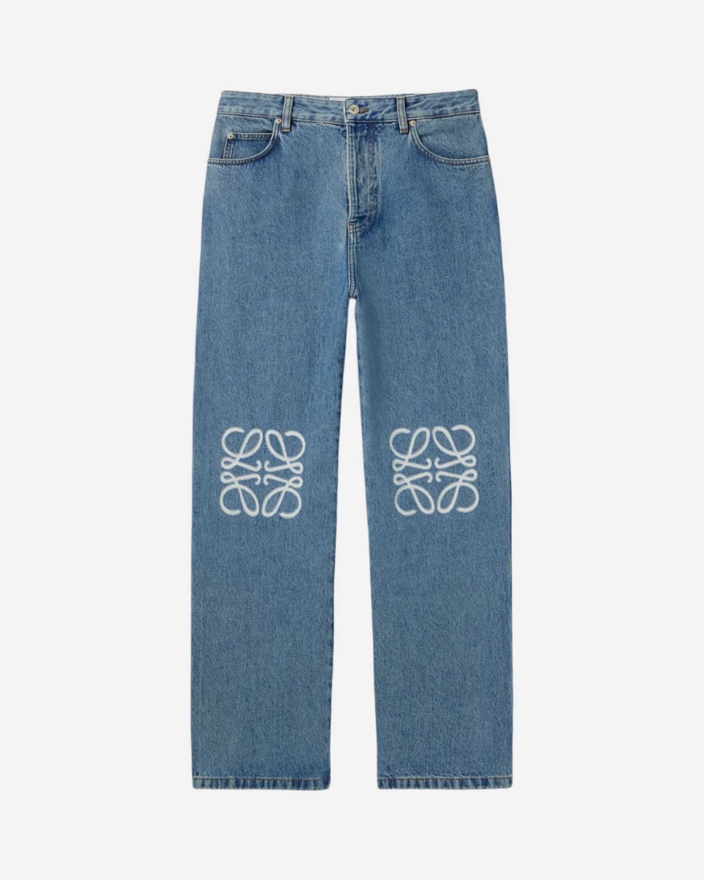 LOEWE Anagram Logo Denim Jeans 'Mid Blue'