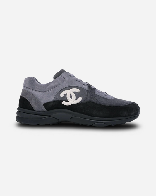 Chanel CC Logo Sneaker 'Grey Black'