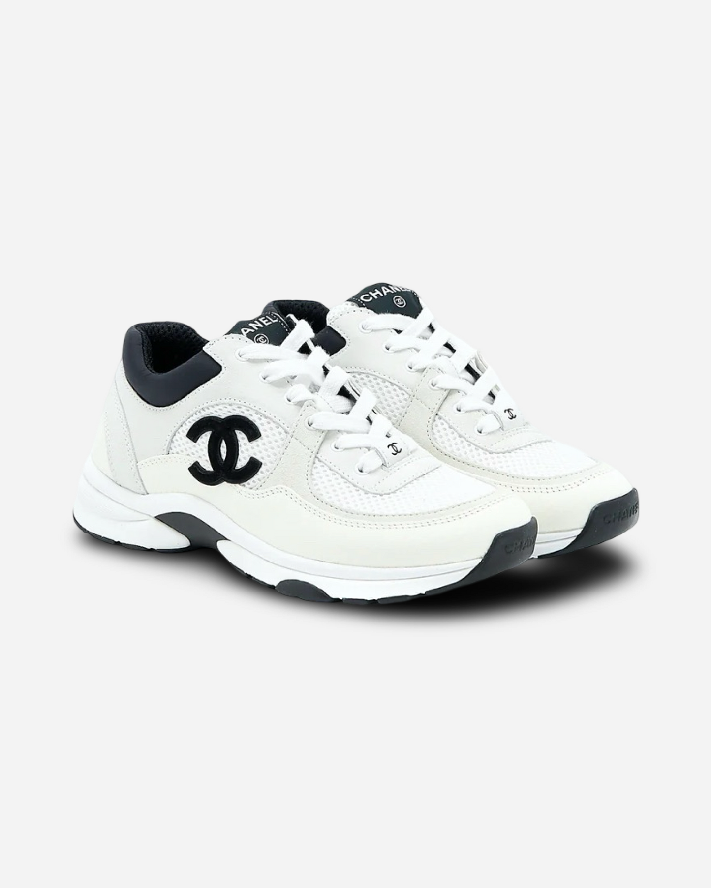 Chanel CC Logo Sneaker 'White'