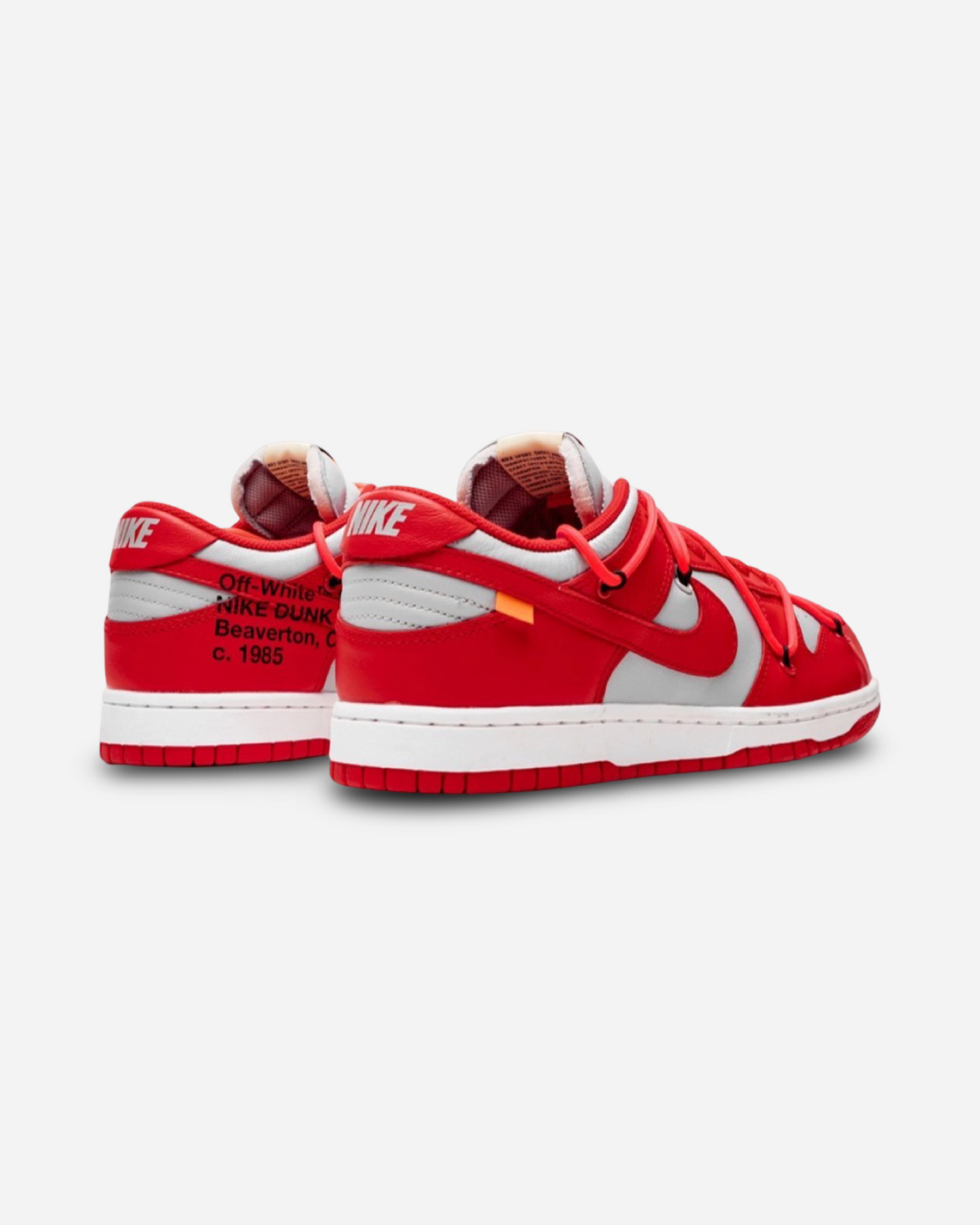 Off-White x Nike Dunk Low 'University Red'