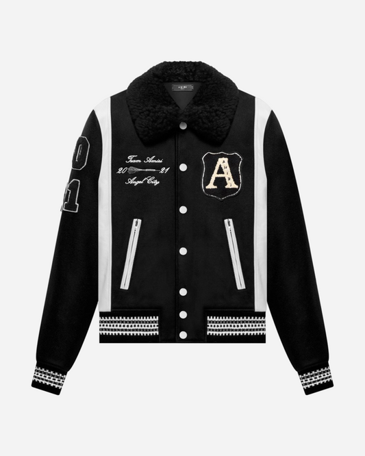 AMIRI Always On Point Varsity Bomber Jacket