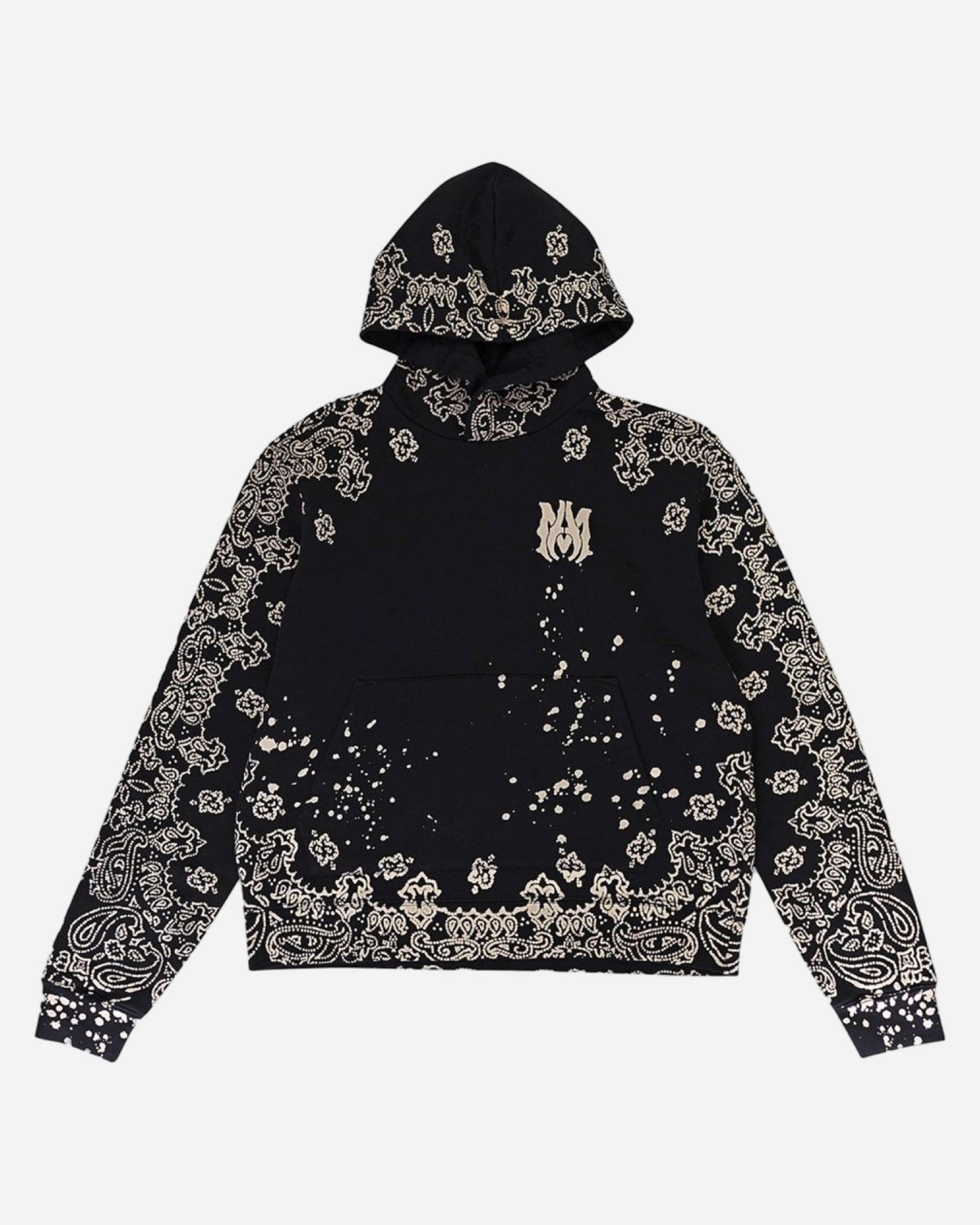 AMIRI Bandana Bleach All Over Hoodie