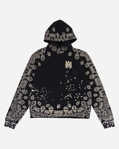 Amiri Bandana Bleach All Over Hoodie