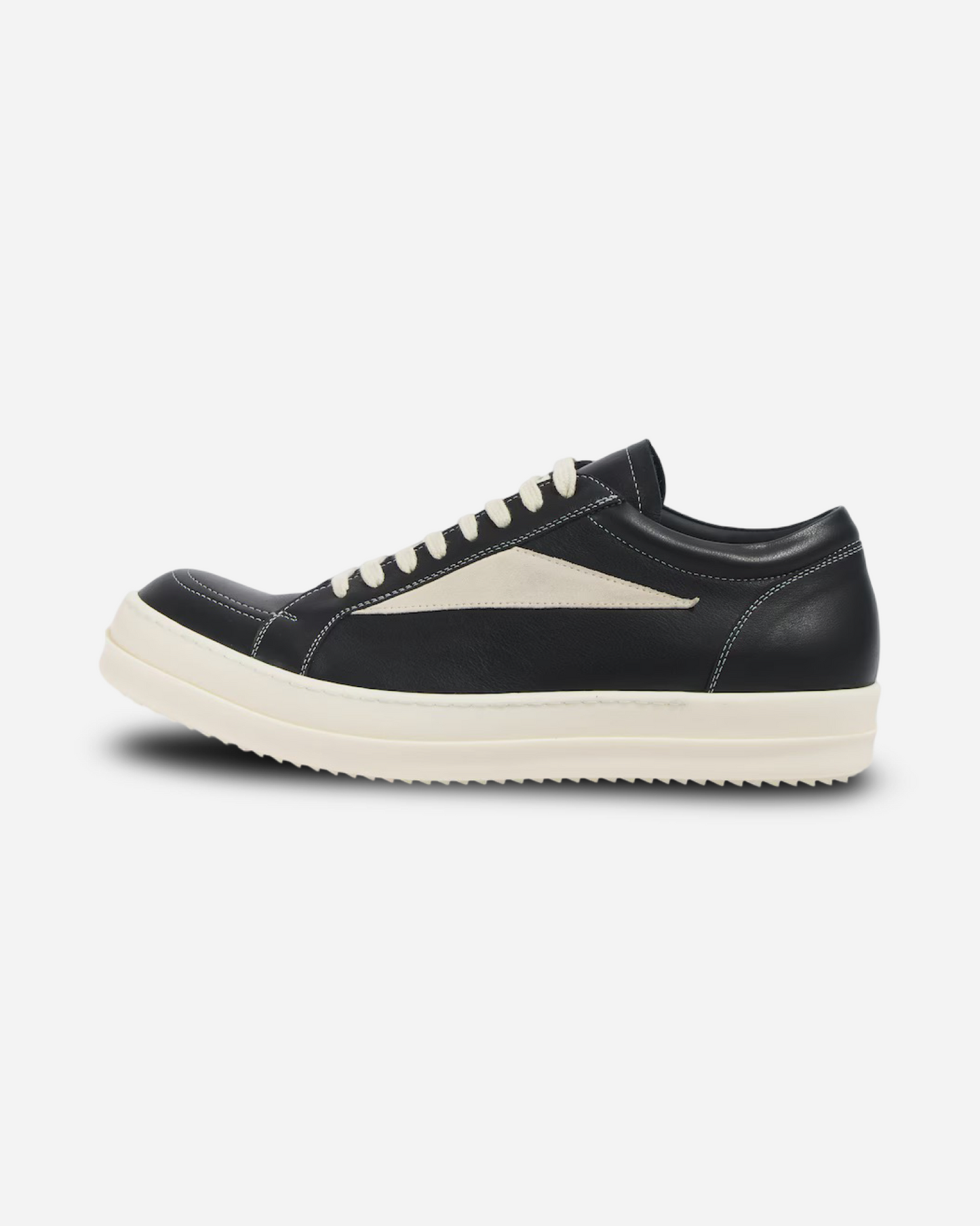 Rick Owens Vintage Low Top Leather Sneakers 'Black'