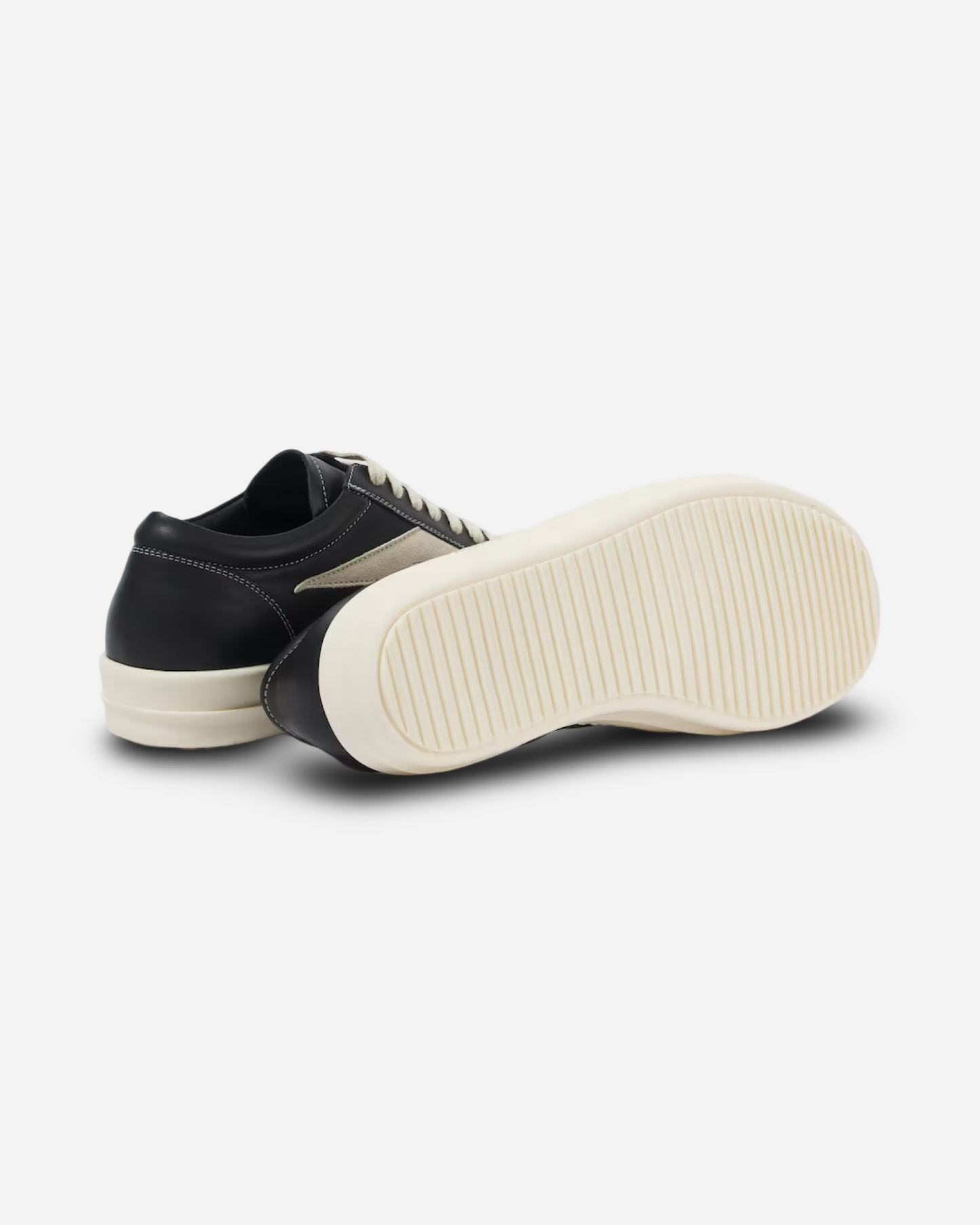 Rick Owens Vintage Low Top Leather Sneakers 'Black'