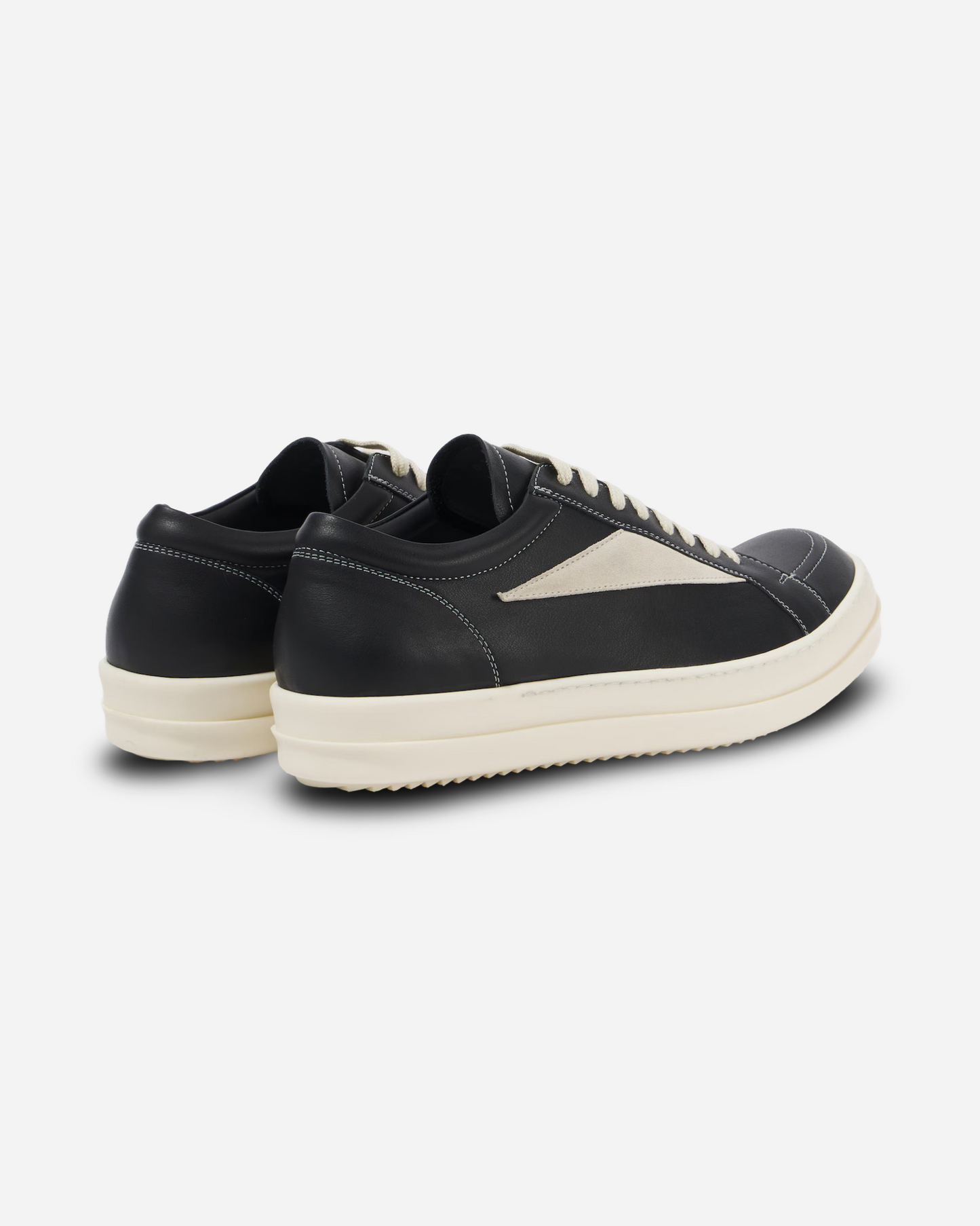 Rick Owens Vintage Low Top Leather Sneakers 'Black'