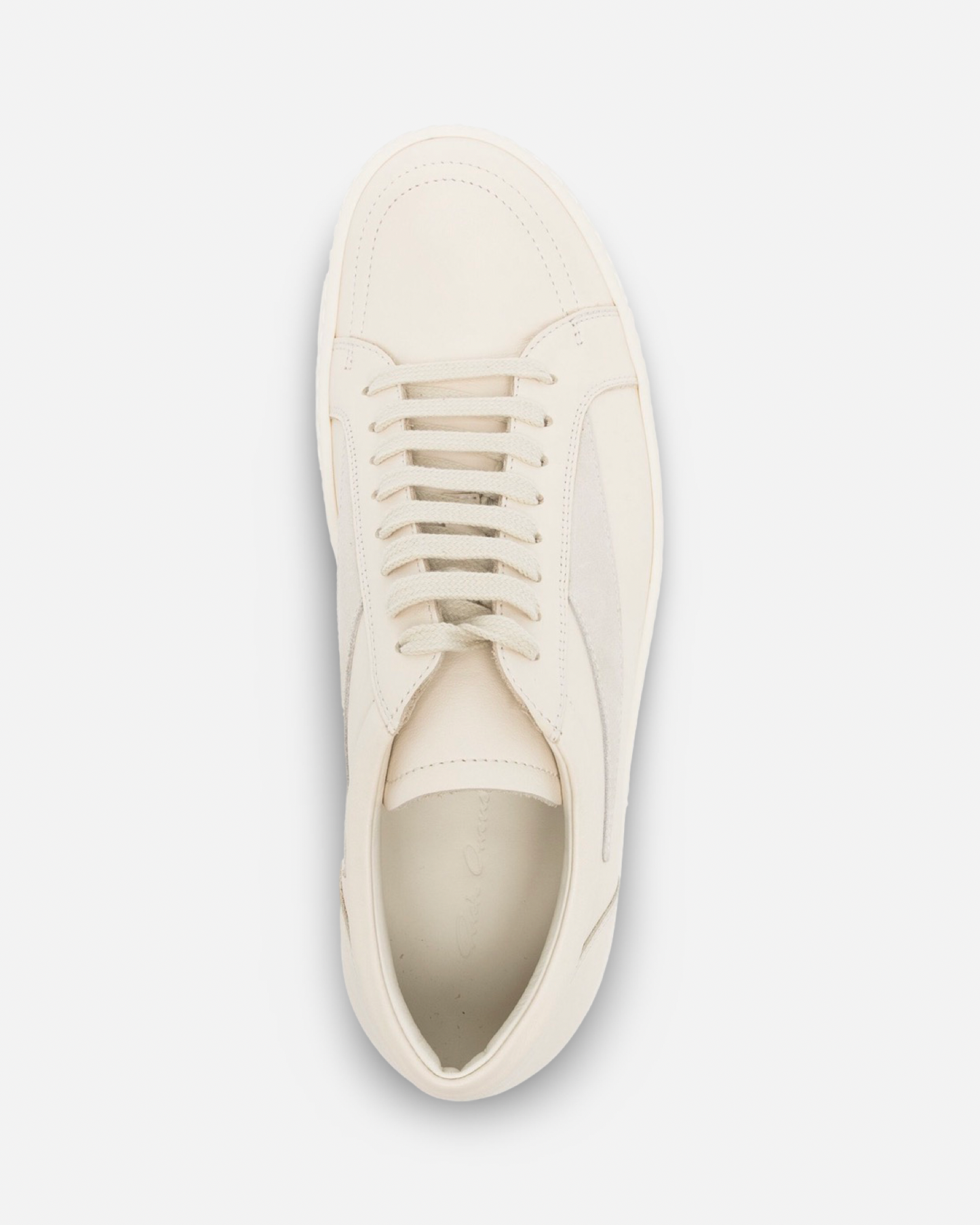 Rick Owens Lido Vintage Low Top Leather Sneakers