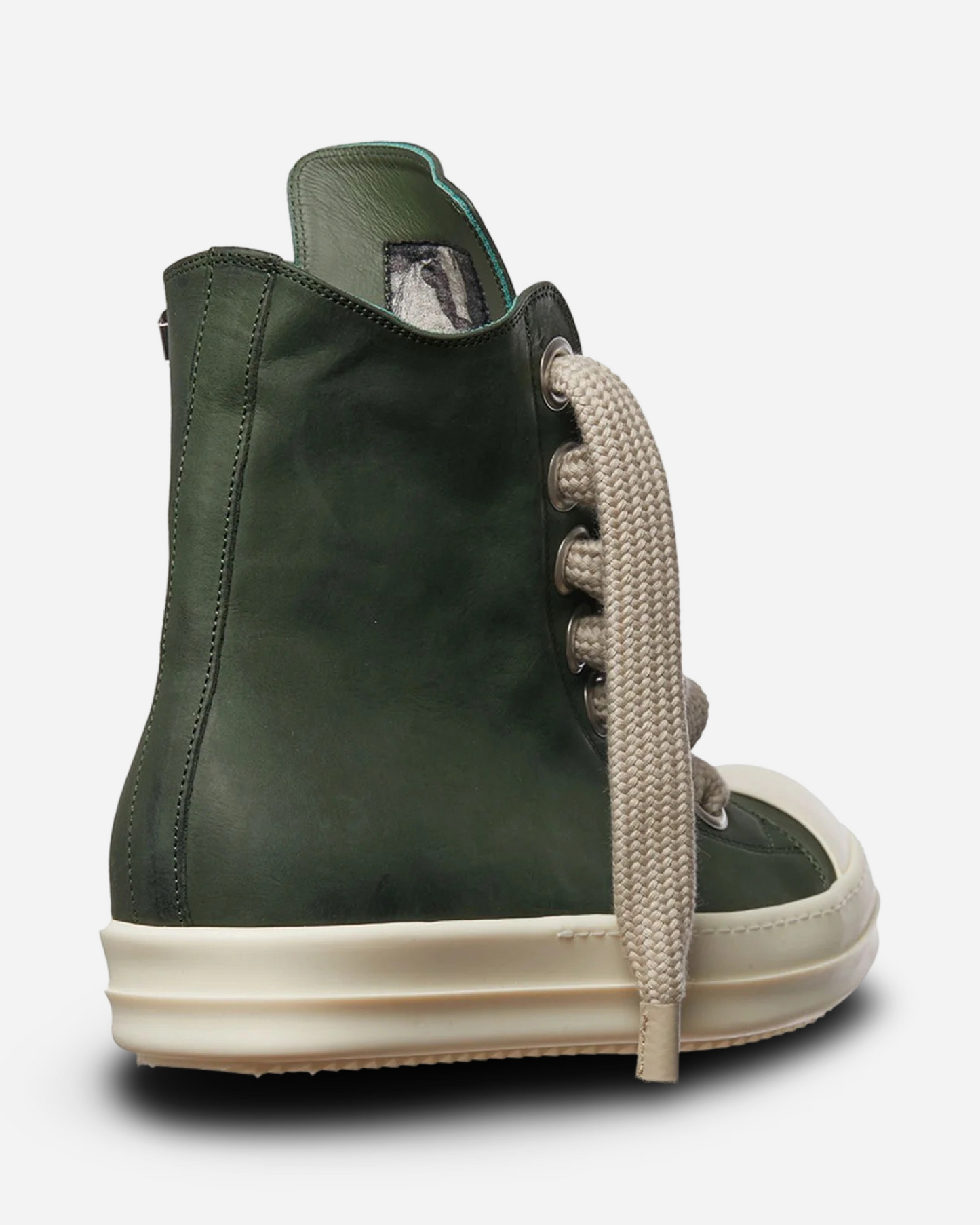 Rick Owens Porterville JumboLaced High Top Leather Sneakers