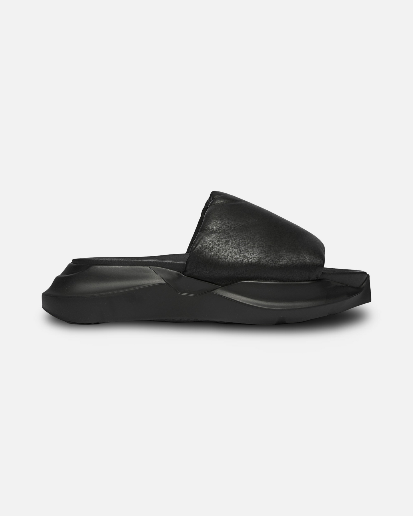 Rick Owens Geth Puffer Leather Slides