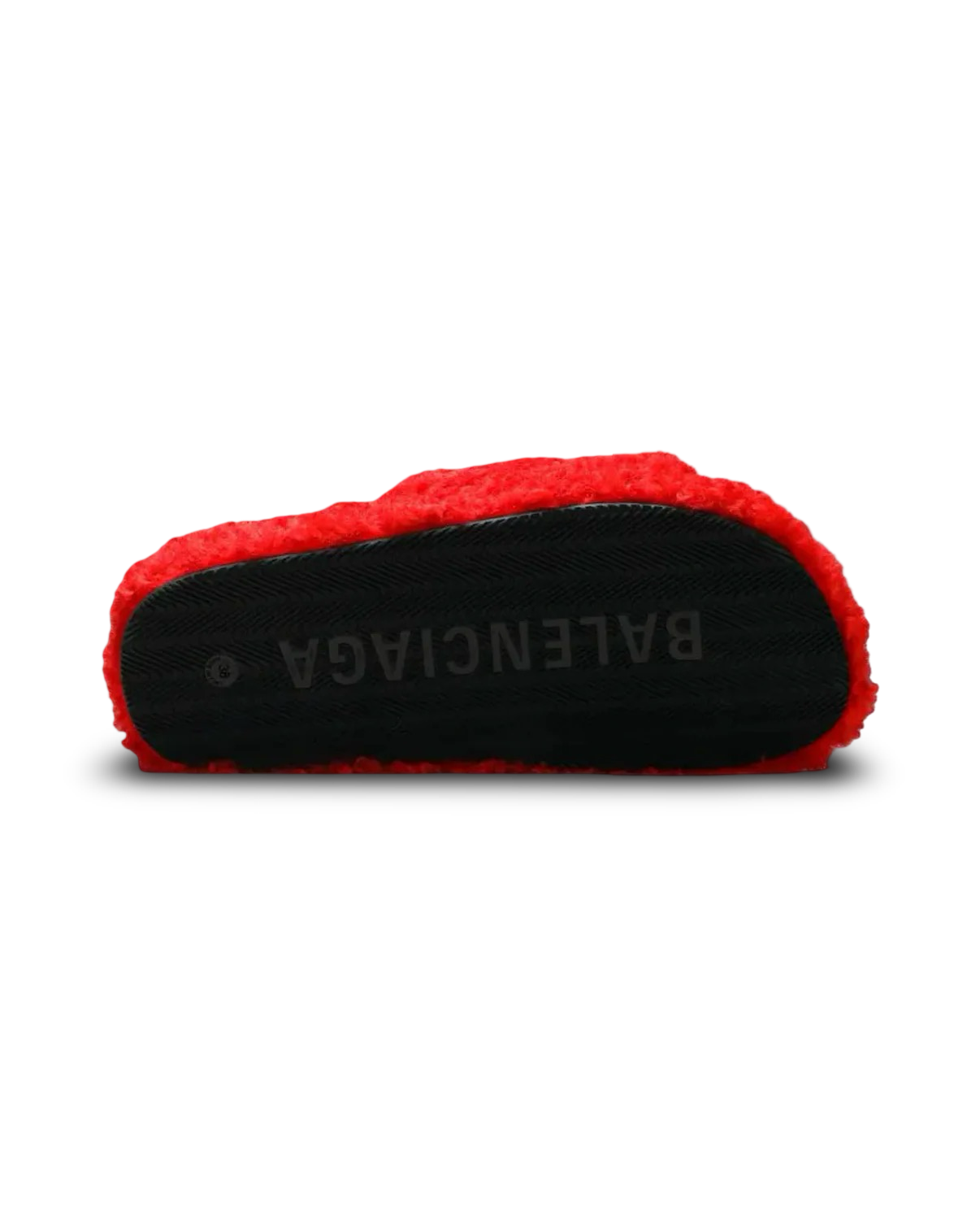 Balenciaga Political Campaign Furry Slide Sandle