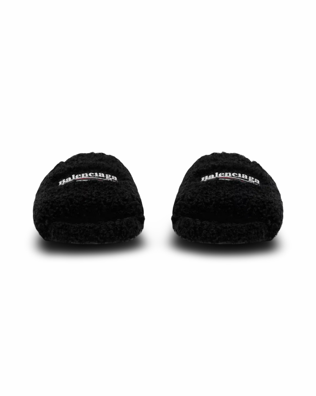 Balenciaga Political Campaign Furry Slide Sandal