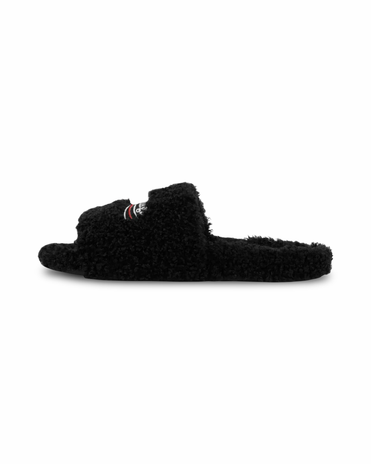 Balenciaga Political Campaign Furry Slide Sandal