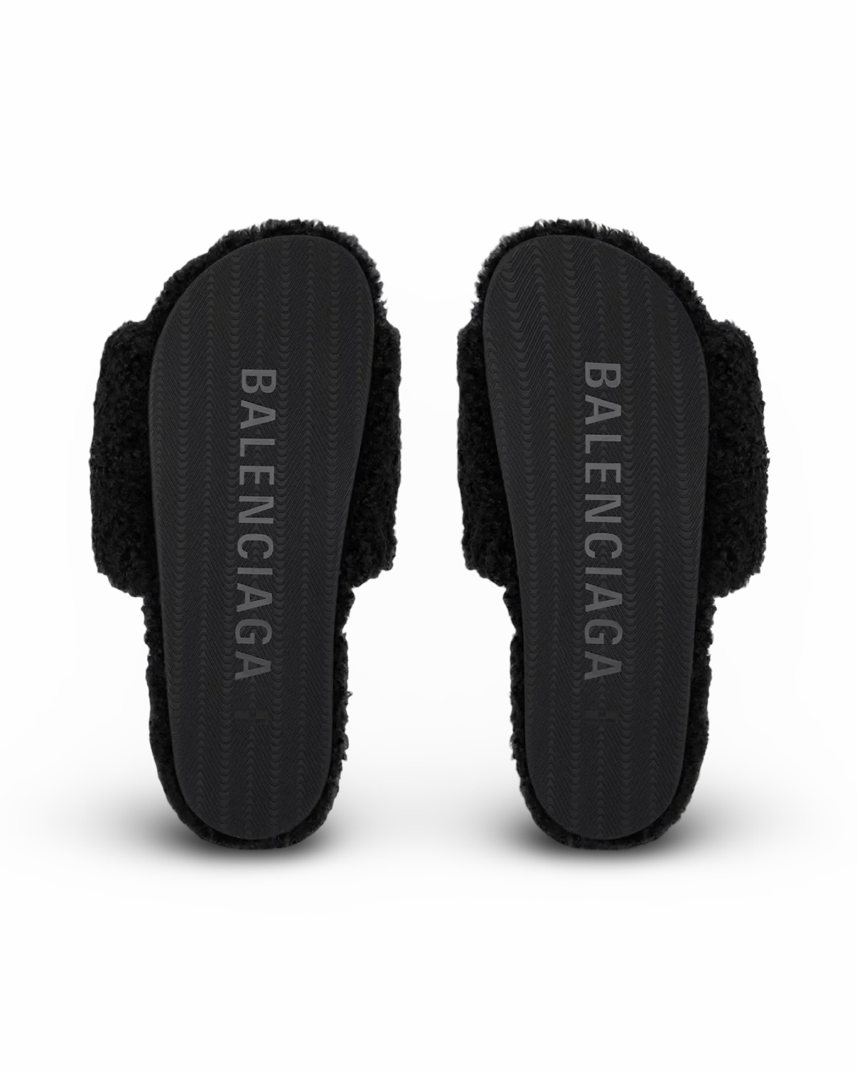 Balenciaga Political Campaign Furry Slide Sandal