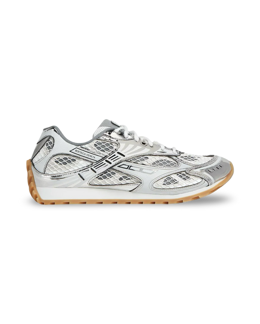 Bottega Veneta Orbit Sneaker 'Silver / White / Optic White Rubber'