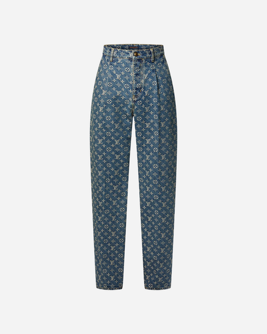 Louis Vuitton Monogram Denim Tailored Pants